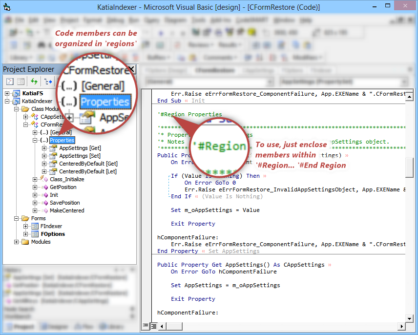 CodeSMART for VB6 - Code Flow in the CodeSMART Project Explorer